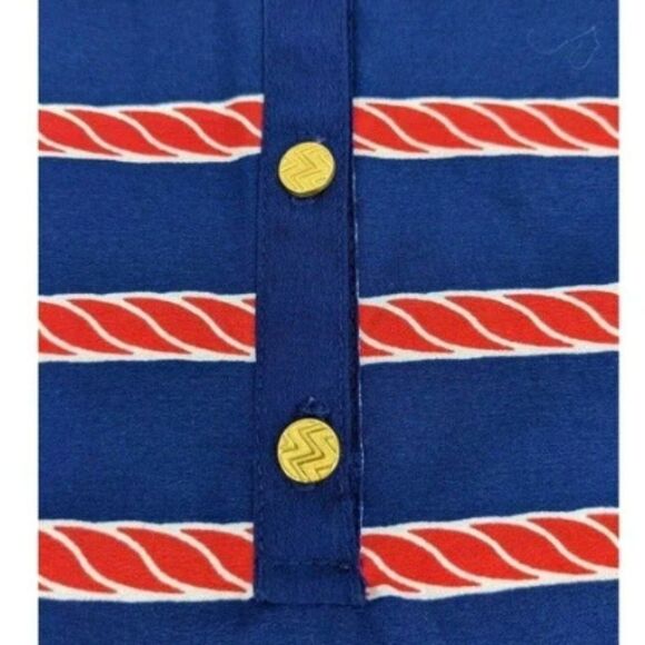 Nautical Rope Macbeth Collection Top Shirt M - Picture 5 of 7